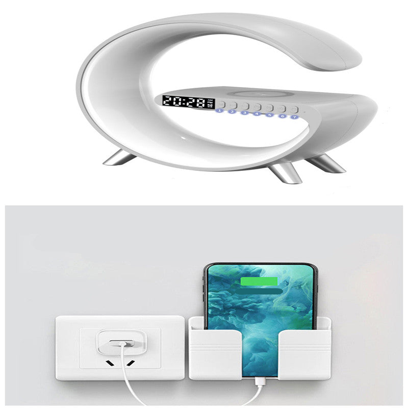 LED Lamp Bluetooth Speake Wireless Charger Atmosphere Lamp App Control 2023 New