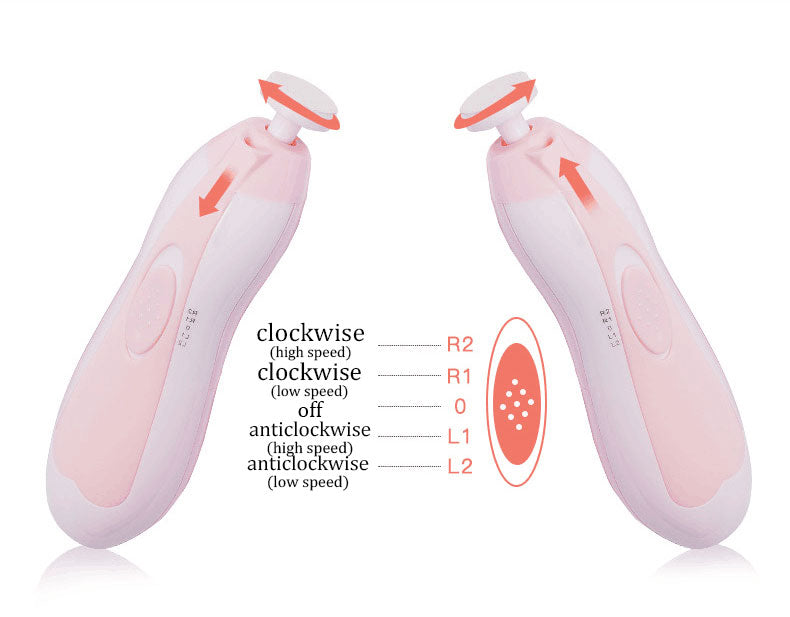 Nail Polisher Baby Electric  Anti-scratch Multifunctional