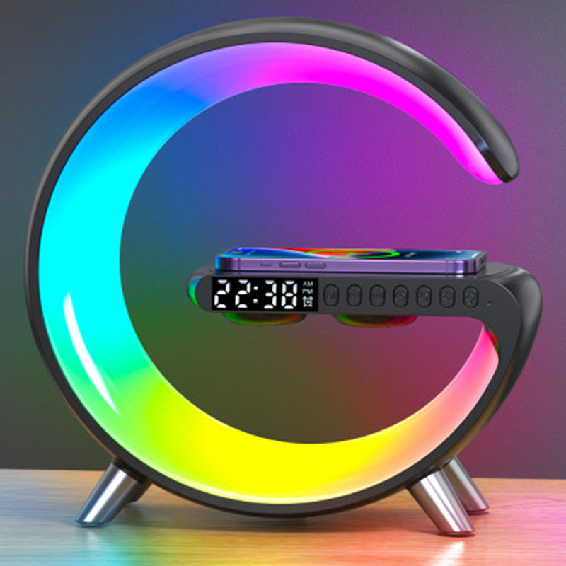 LED Lamp Bluetooth Speake Wireless Charger Atmosphere Lamp App Control 2023 New