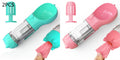 Portable Dog Water Bottle, Outdoor Dog Water Dispenser with Poop Bag, Pet Travel Water Bottle Dispenser with Drinking Feeder and Food Container for Dogs Walk Travel