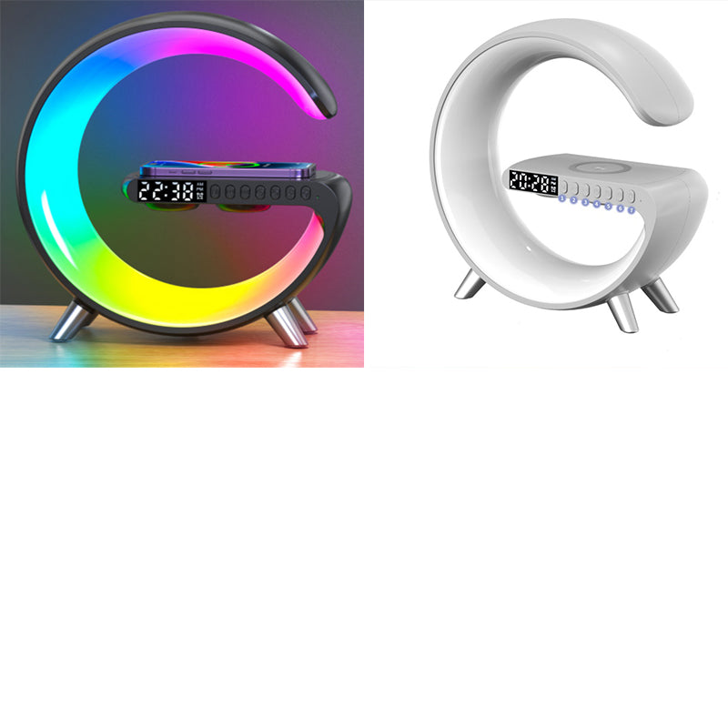 LED Lamp Bluetooth Speake Wireless Charger Atmosphere Lamp App Control 2023 New