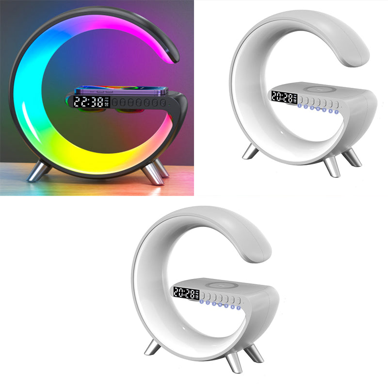 LED Lamp Bluetooth Speake Wireless Charger Atmosphere Lamp App Control 2023 New