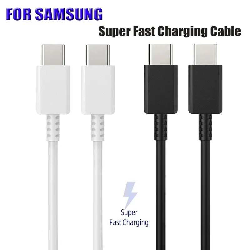 Samsung 45W Super-Fast Charger Original USB‑C Adapter + Cable | EU Certified | For Galaxy S24 S23 Ultra Z Fold 5 Flip 5 S22 S21