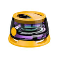 All-In-One" Specialist: 4-in-1 Mini Bluetooth Speaker: Magnetic Base, RGB Lights, & Built-in Phone Holde for IOS.