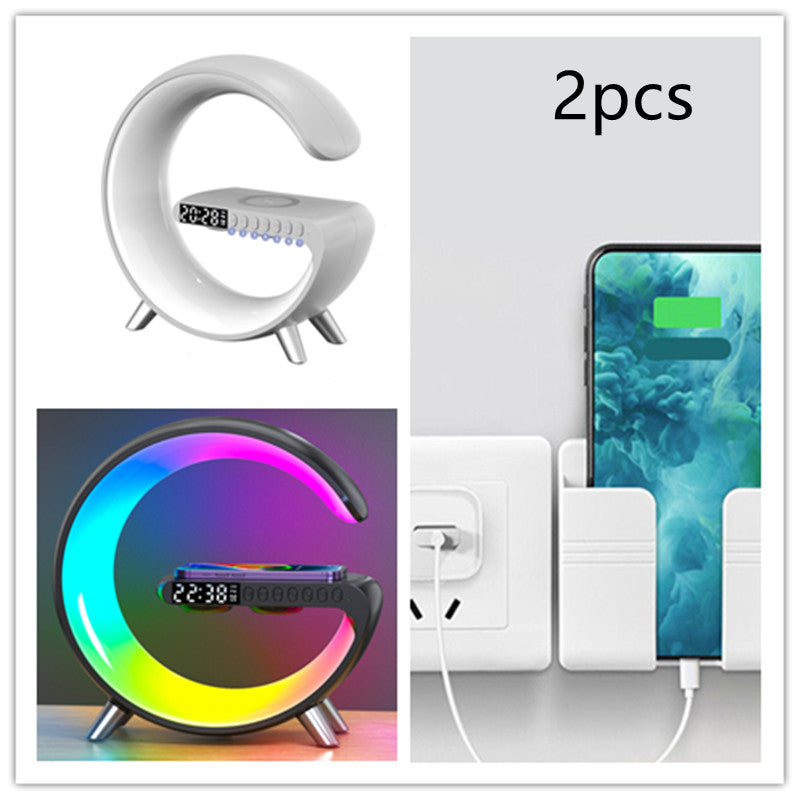 LED Lamp Bluetooth Speake Wireless Charger Atmosphere Lamp App Control 2023 New