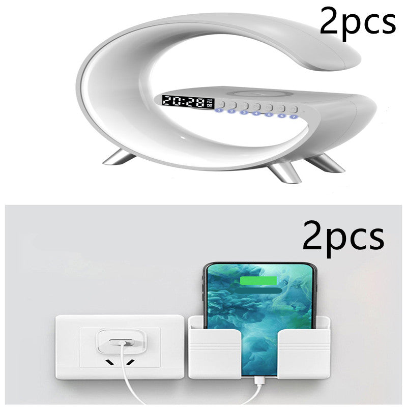 LED Lamp Bluetooth Speake Wireless Charger Atmosphere Lamp App Control 2023 New