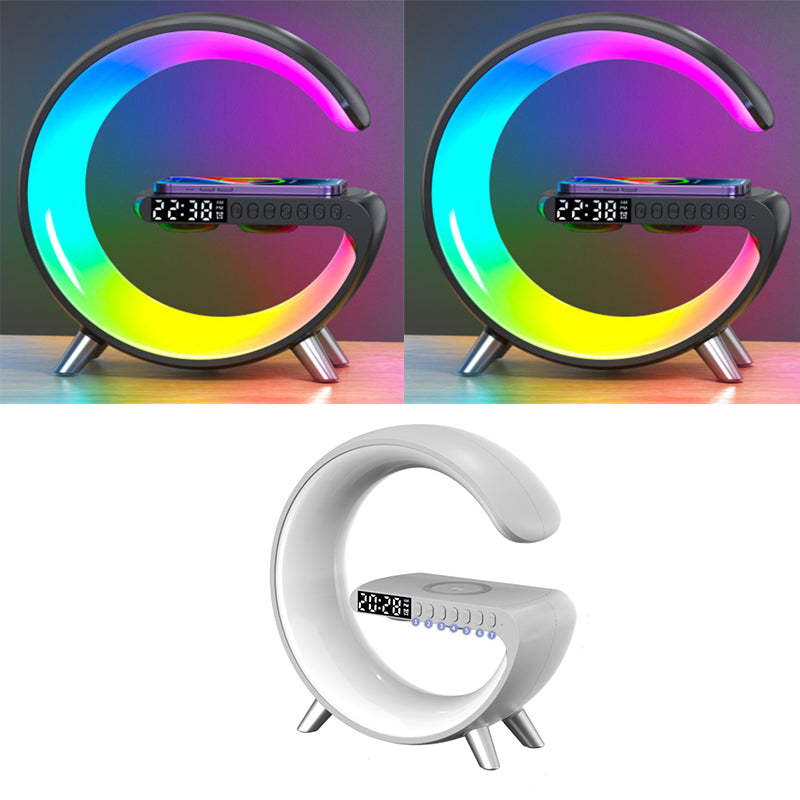 LED Lamp Bluetooth Speake Wireless Charger Atmosphere Lamp App Control 2023 New